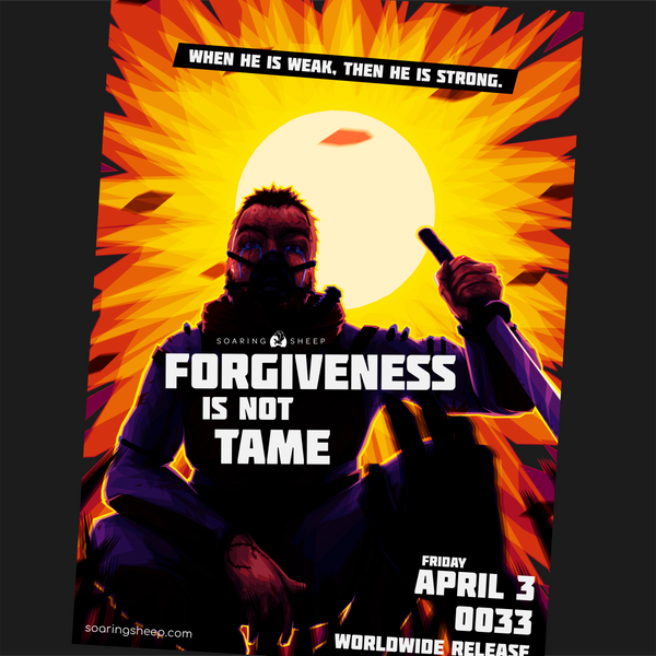 Design image - Forgiveness Ain't Tame - Soaring Sheep